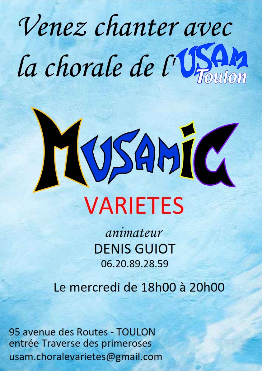 Répétition chorale de variétés 